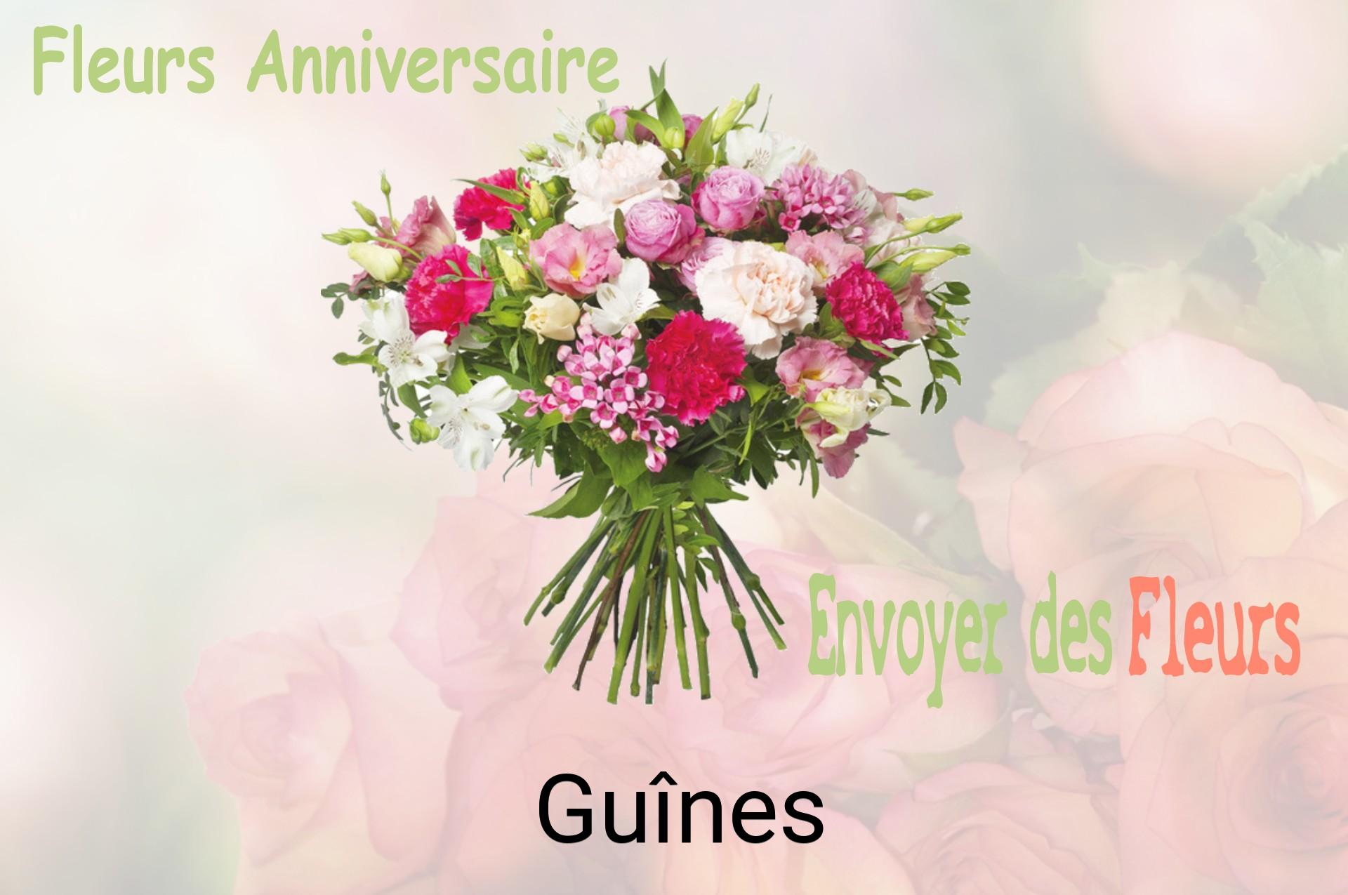 Bouquet de fleurs d’anniversaire livré à Guînes